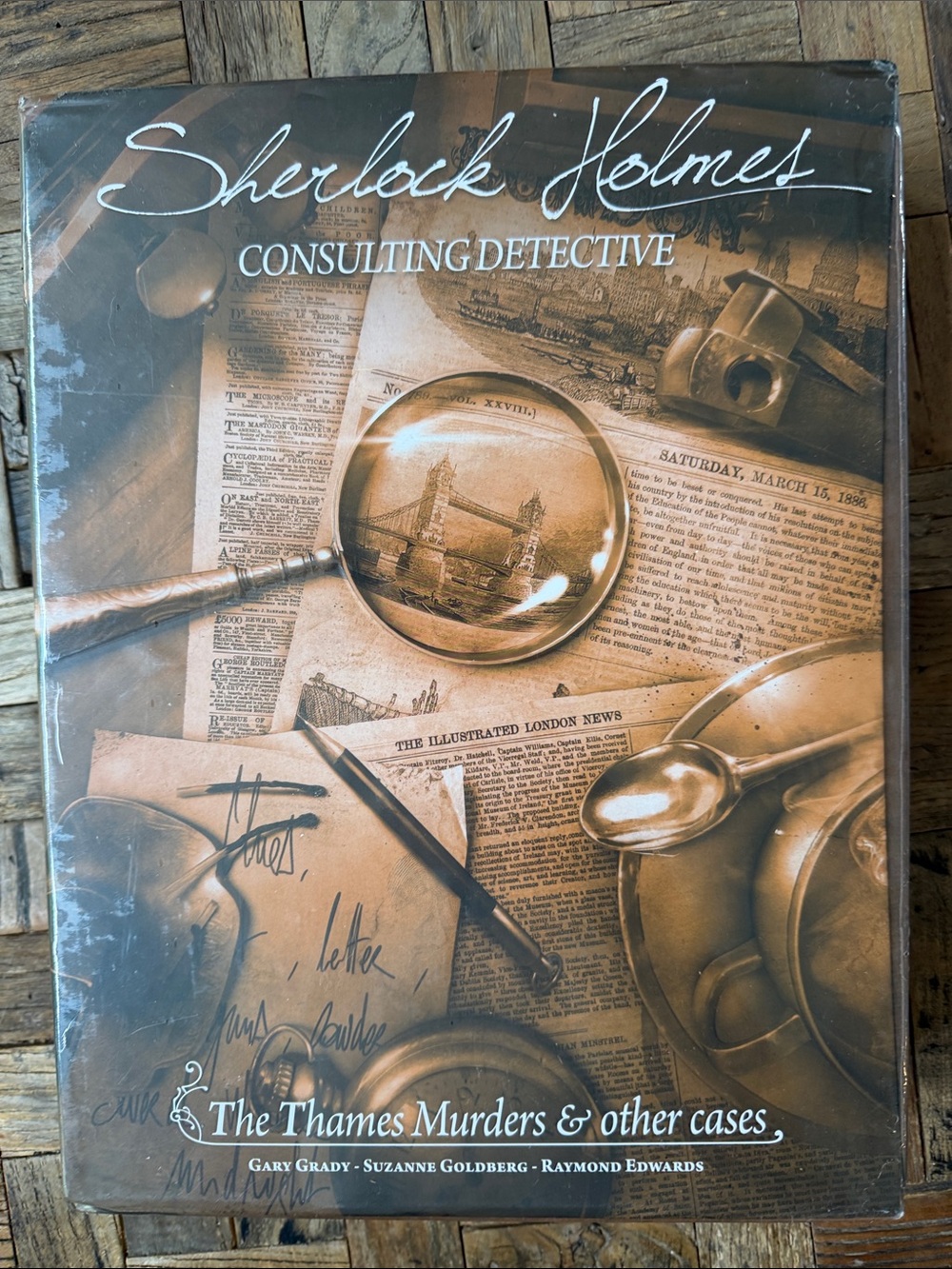Sherlock Holmes Consulting Detective The Thames Murders and other cases NIB